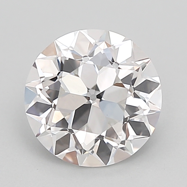 1.56 carat Euro Cut lab grown diamond, E VVS2, IGI certified