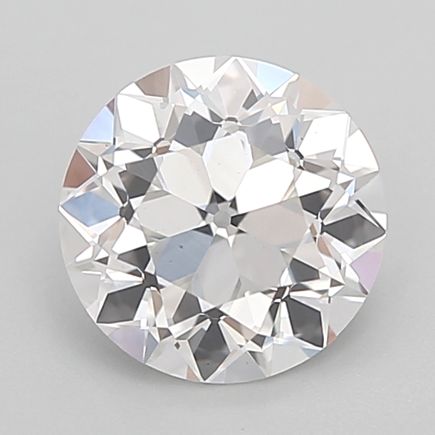 1.68 carat Euro Cut lab grown diamond, E VVS2, IGI certified