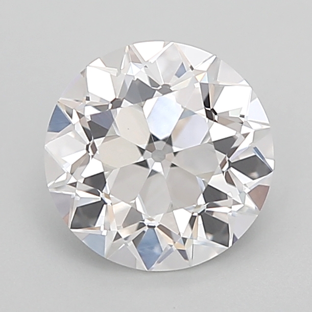 1.58 carat Euro Cut lab grown diamond, D VVS2, IGI certified