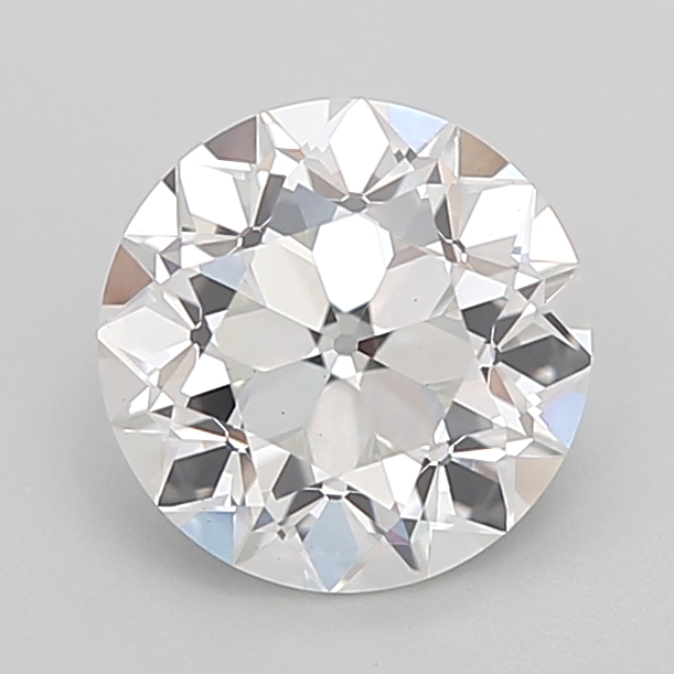 1.58 carat Euro Cut lab grown diamond, E VVS2, IGI certified