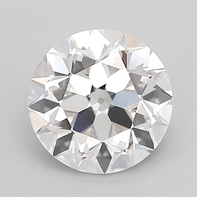 2.11 carat Euro Cut lab grown diamond, E VVS2, IGI certified