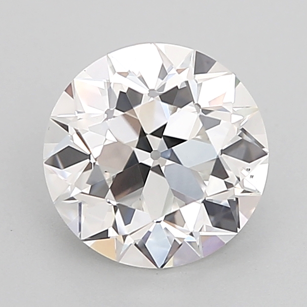 2.00 carat Euro Cut lab grown diamond, E VS1, IGI certified