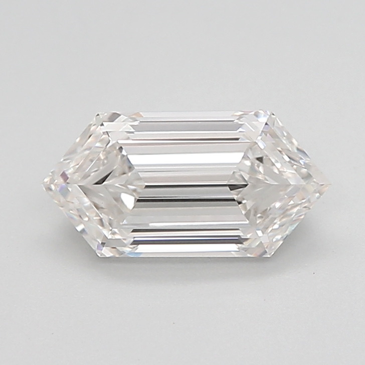 1.34 carat Hexagon lab grown diamond, G VVS2, IGI certified