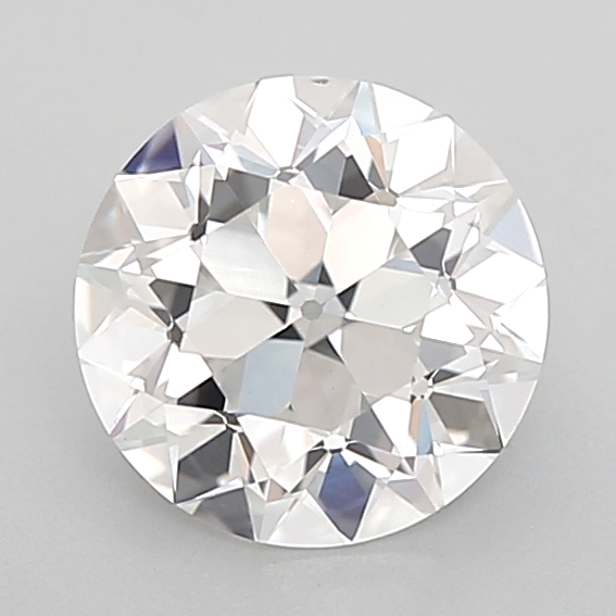 1.50 carat Euro Cut lab grown diamond, E VS1, IGI certified