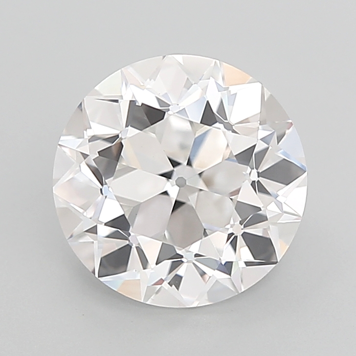 4.01 carat Euro Cut lab grown diamond, E VVS2, IGI certified