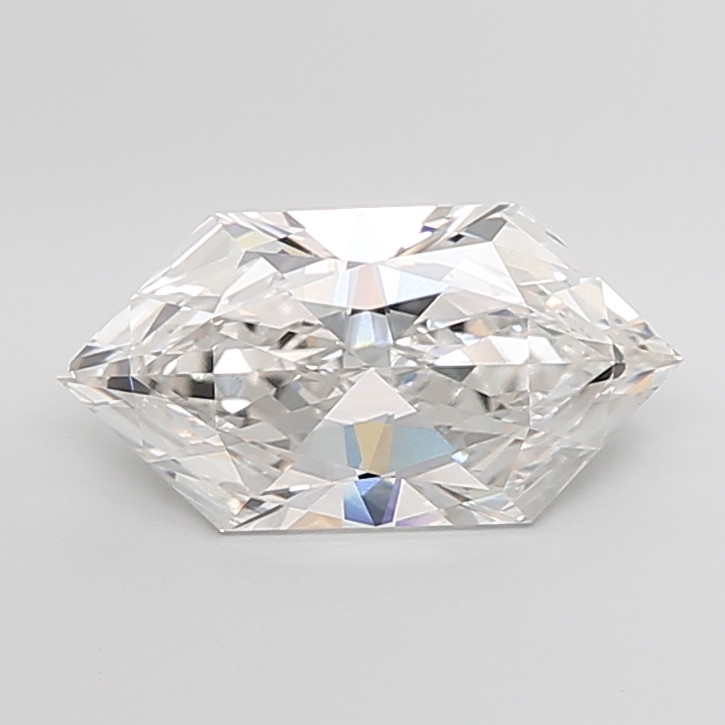 5.39 carat Hexagon Brilliant lab grown diamond, F VS1, IGI certified