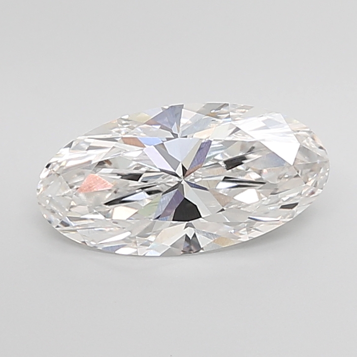 2.71 carat Moval lab grown diamond, F VVS2, IGI certified