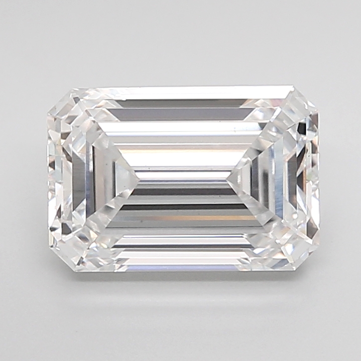 3.09 carat Emerald Cut lab grown diamond, D VS1, IGI certified