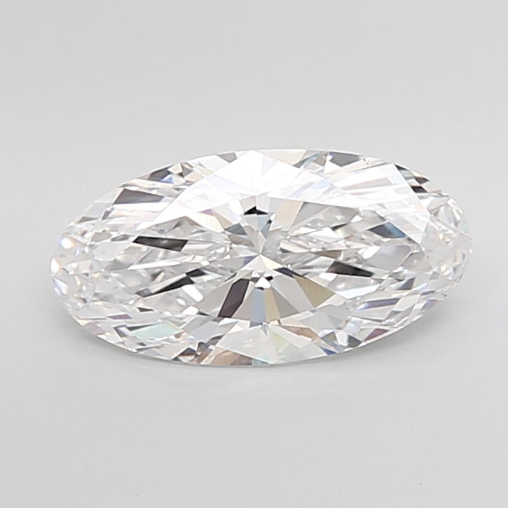 2.59 carat Moval lab grown diamond, D VVS2, IGI certified