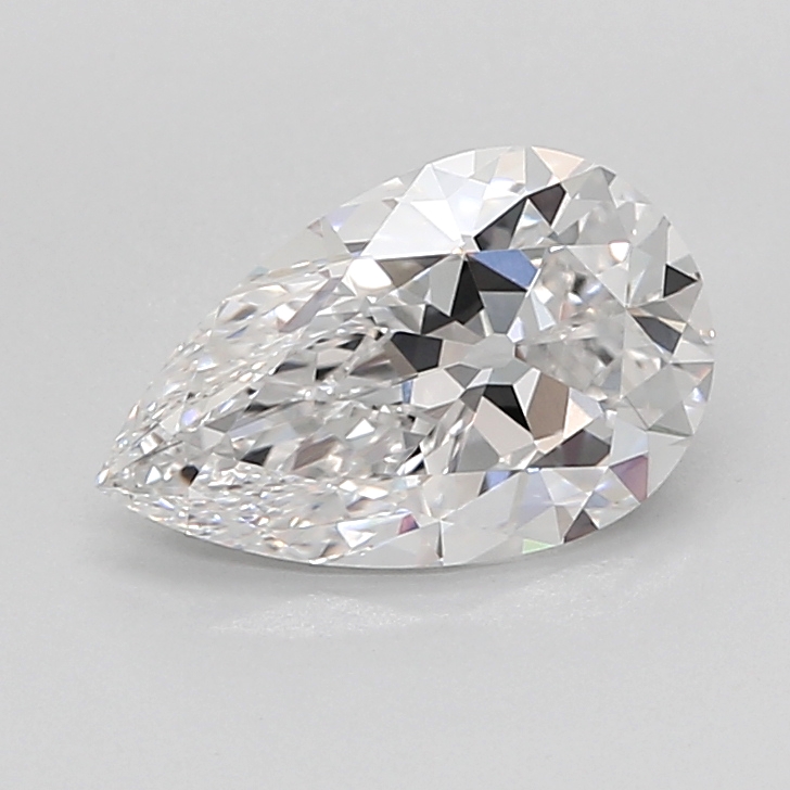 2.26 carat Old Mine Pear lab grown diamond, D VS1, IGI certified