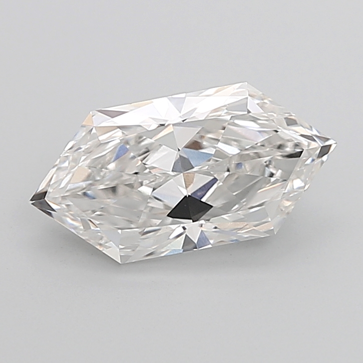 3.29 carat Hexagon Brilliant lab grown diamond, F VVS2, IGI certified