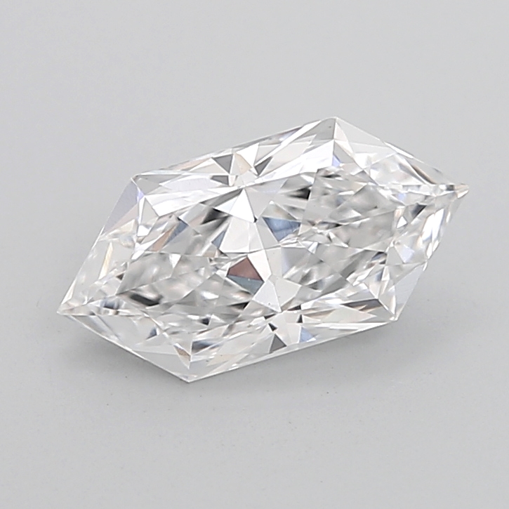 2.03 carat Hexagon Brilliant lab grown diamond, D VVS2, IGI certified