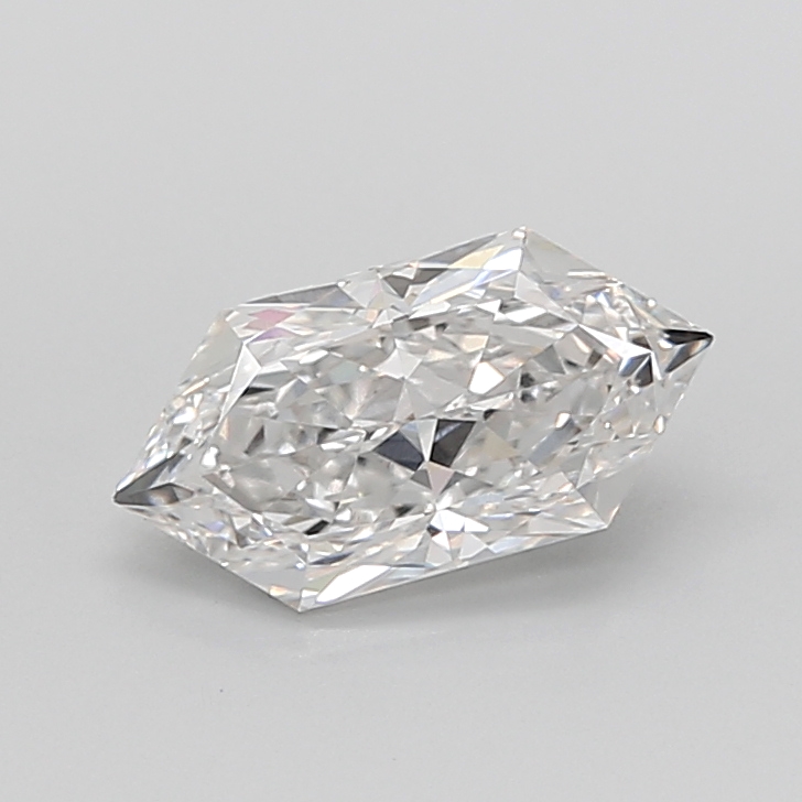 2.17 carat Hexagon Brilliant lab grown diamond, F VVS2, IGI certified