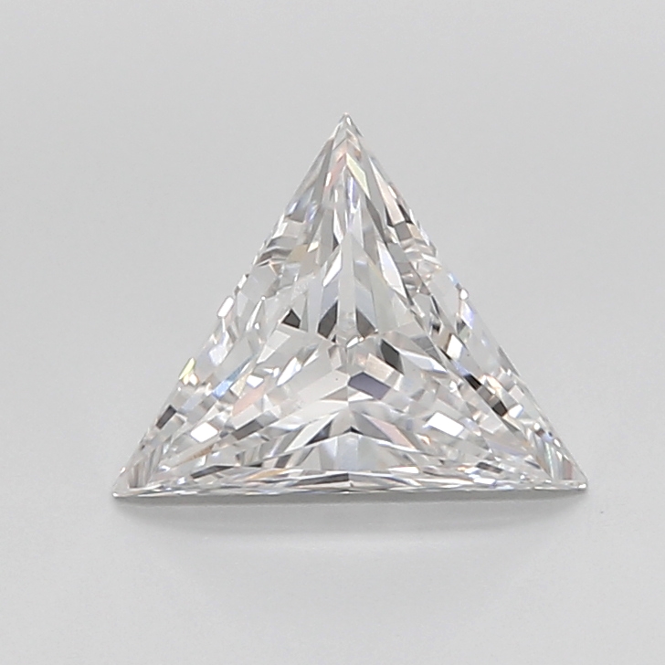 2.19 carat Triangle lab grown diamond, E VVS2, IGI certified