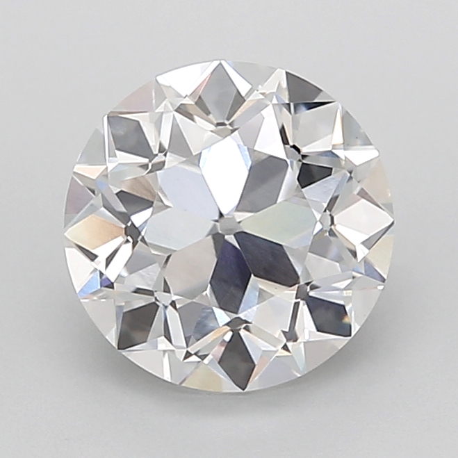 2.08 carat Euro Cut lab grown diamond, D VS1, IGI certified