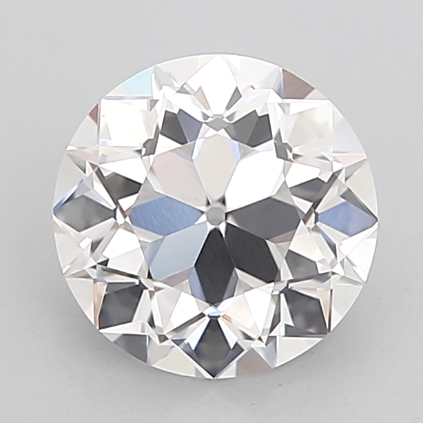 2.24 carat Euro Cut lab grown diamond, D VVS2, IGI certified