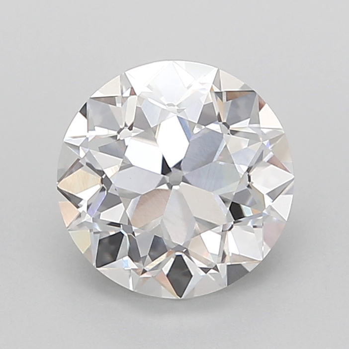 2.07 carat Euro Cut lab grown diamond, D VVS2, IGI certified