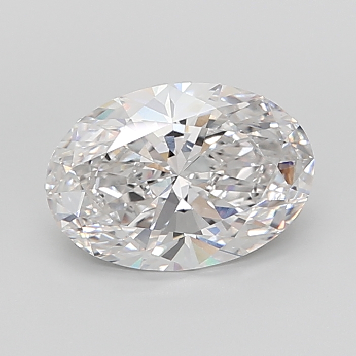 2.06 carat Oval lab grown diamond, E VS2, IGI certified