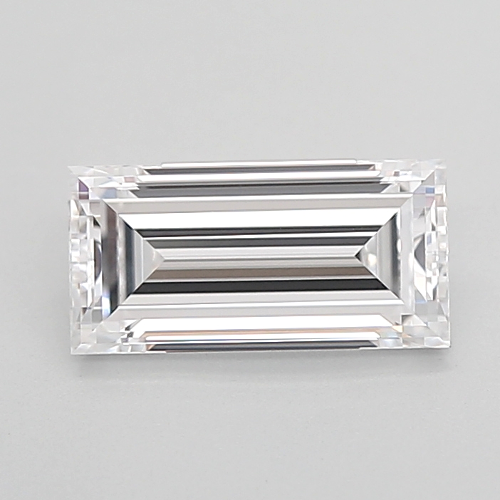 1.09 carat Baguette lab grown diamond, D VVS2, IGI certified