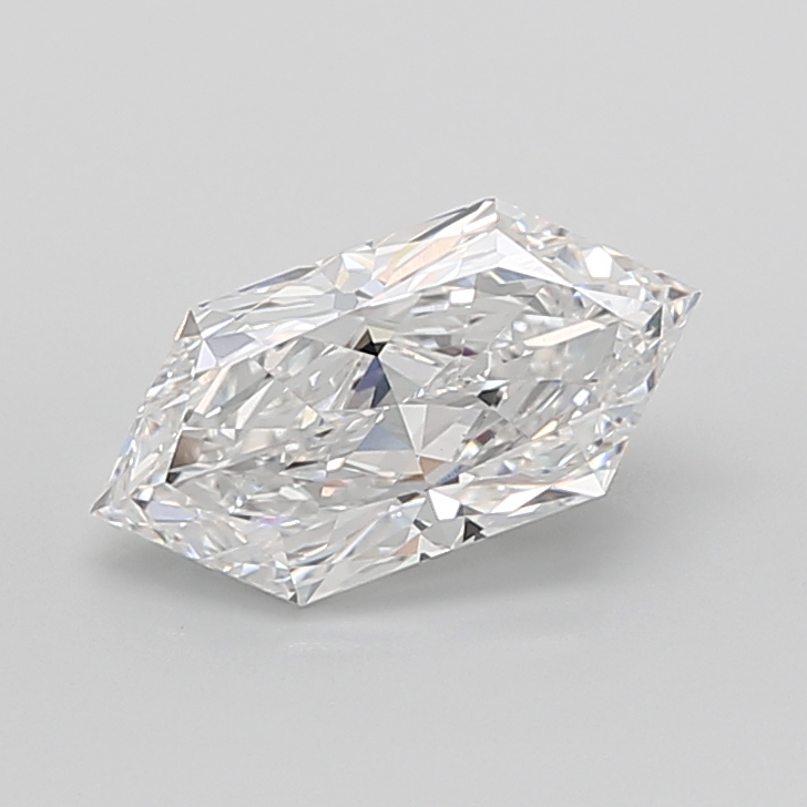 3.56 carat Hexagon Brilliant lab grown diamond, D VVS2, IGI certified