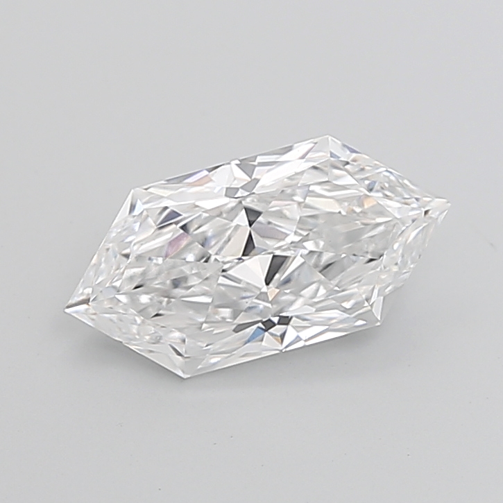 3.63 carat Hexagon Brilliant lab grown diamond, D VVS2, IGI certified