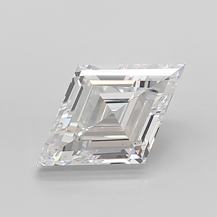 3.62 carat Lozenge lab grown diamond, D VS1, IGI certified