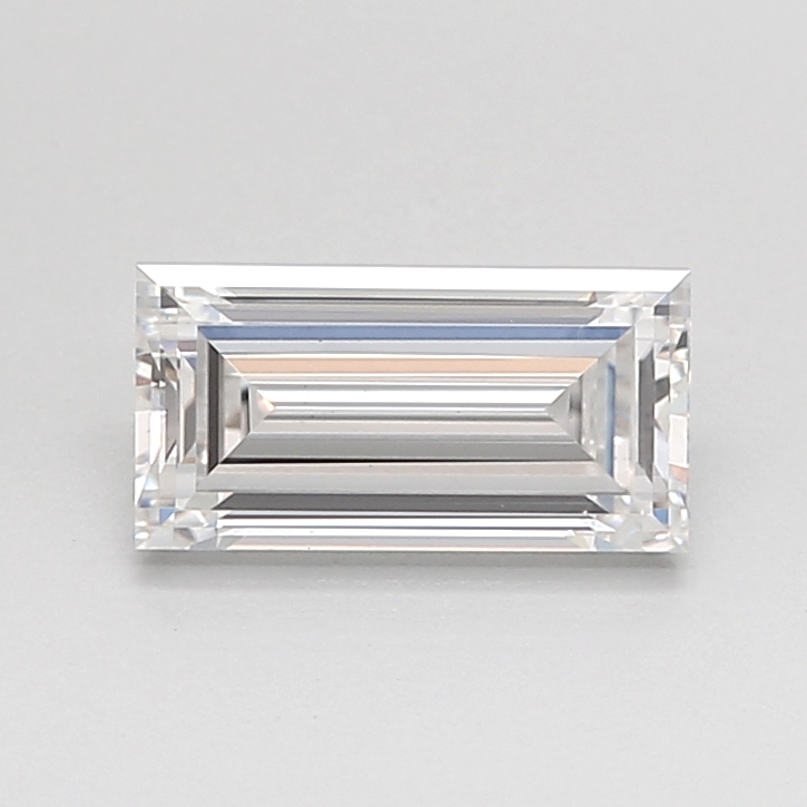 1.11 carat Baguette lab grown diamond, D VVS2, IGI certified