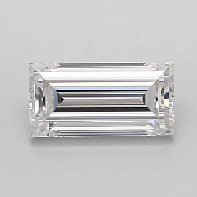 1.06 carat Baguette lab grown diamond, E VS1, IGI certified