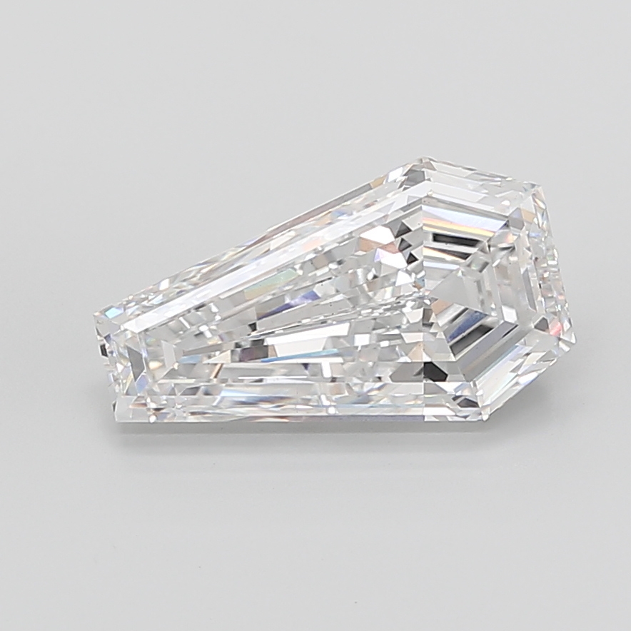 9.18 carat Coffin lab grown diamond, D VS1, IGI certified