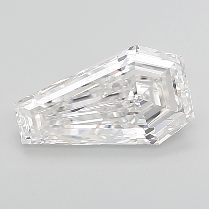 4.57 carat Coffin lab grown diamond, E VVS2, IGI certified