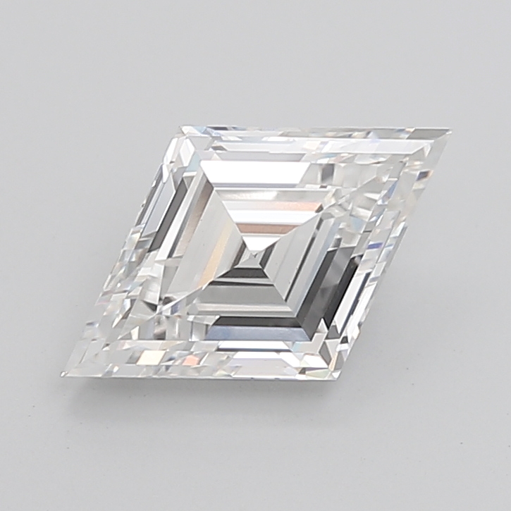 4.12 carat Lozenge lab grown diamond, E VVS2, IGI certified