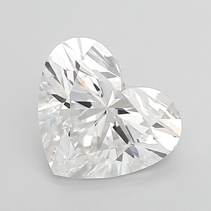 3.01 carat Heart lab grown diamond, E VVS2, IGI certified