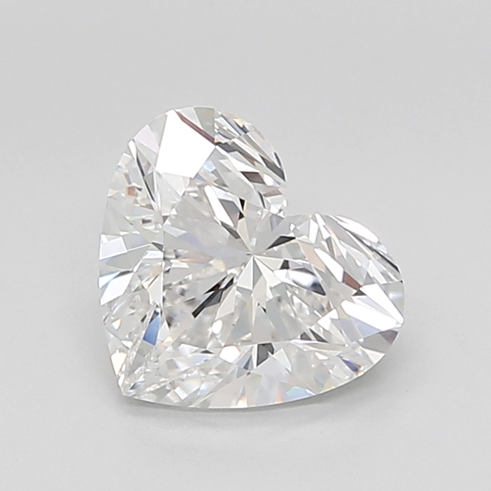 2.55 carat Heart lab grown diamond, E VS1, IGI certified