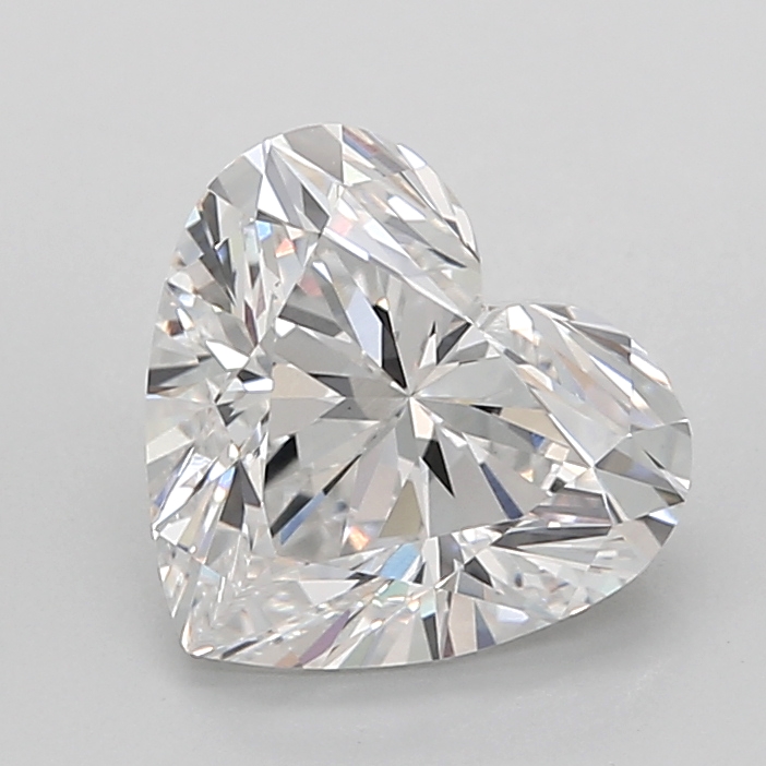 3.05 carat Heart lab grown diamond, E VVS2, IGI certified