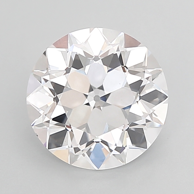 3.08 carat Euro Cut lab grown diamond, E VS1, IGI certified