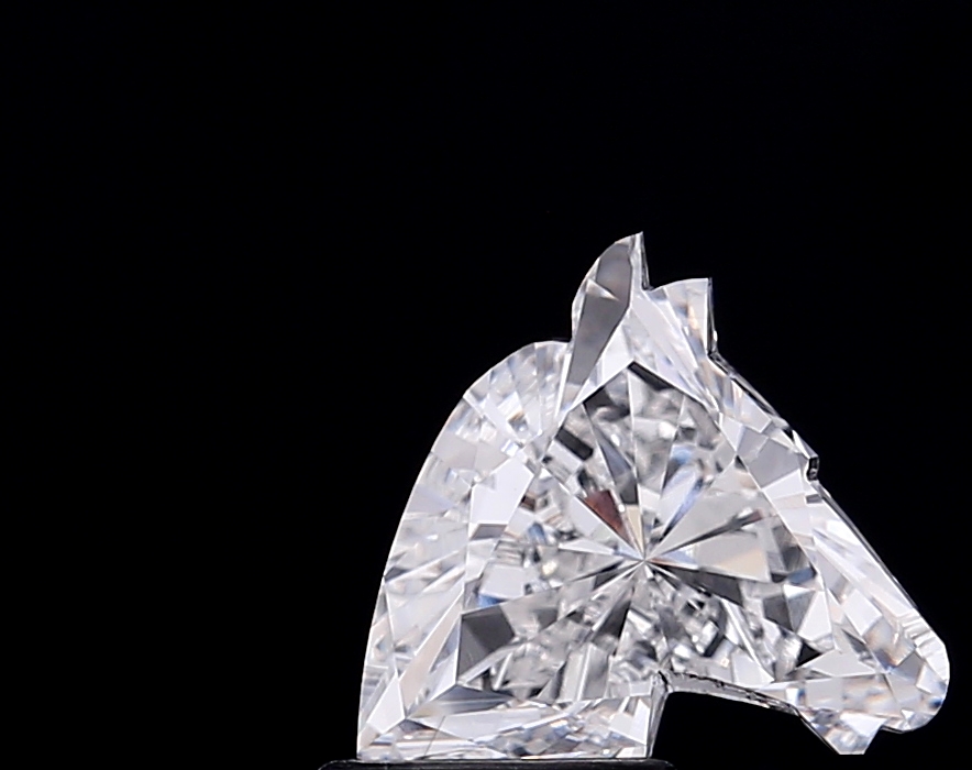 Matched pair of Horse lab grown diamonds, D VS1, 3.18ct total