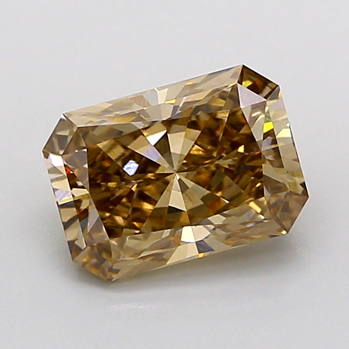 Radiant Cut 1.58ct BROWN VS1 IGI