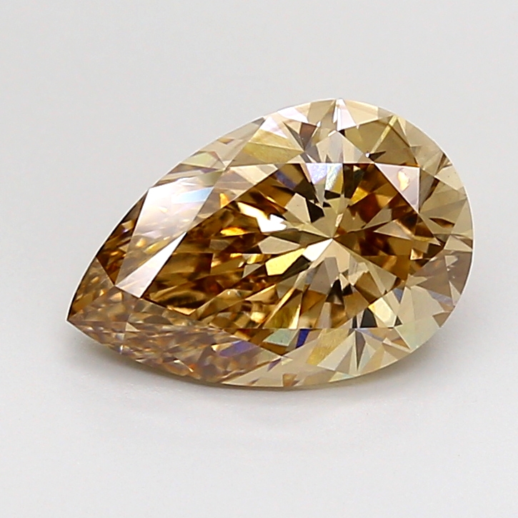 Pear 2.08ct BROWN VS1 IGI