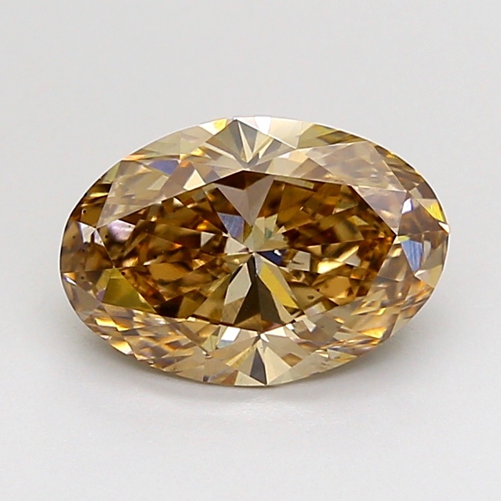 Oval 1.58ct BROWN VS2 IGI