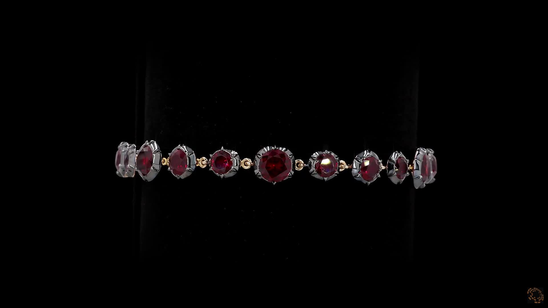 Tennis Bracelet, 14K Yellow Gold, stock 1918785
