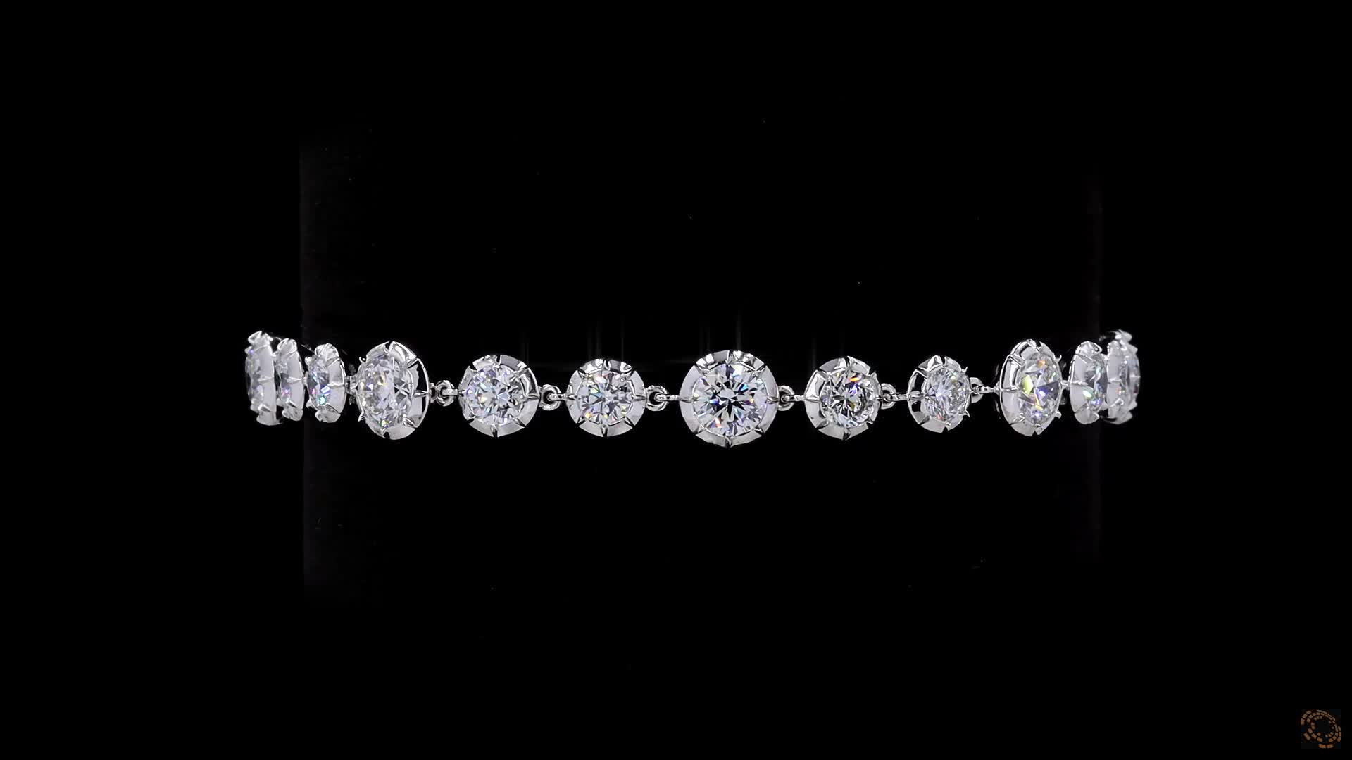 Fashion Bracelet, 14K White Gold, stock 1919851