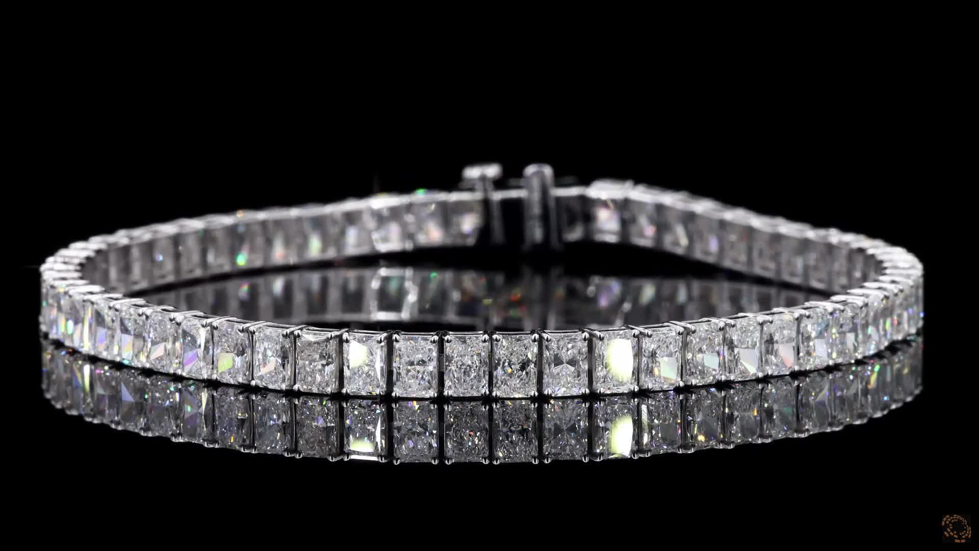 Tennis Bracelet, 14K White Gold, stock TBRA11-0.2-W