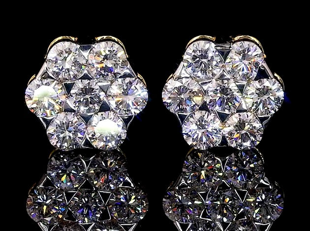 Stud Earrings, 14K Yellow Gold, stock 102910