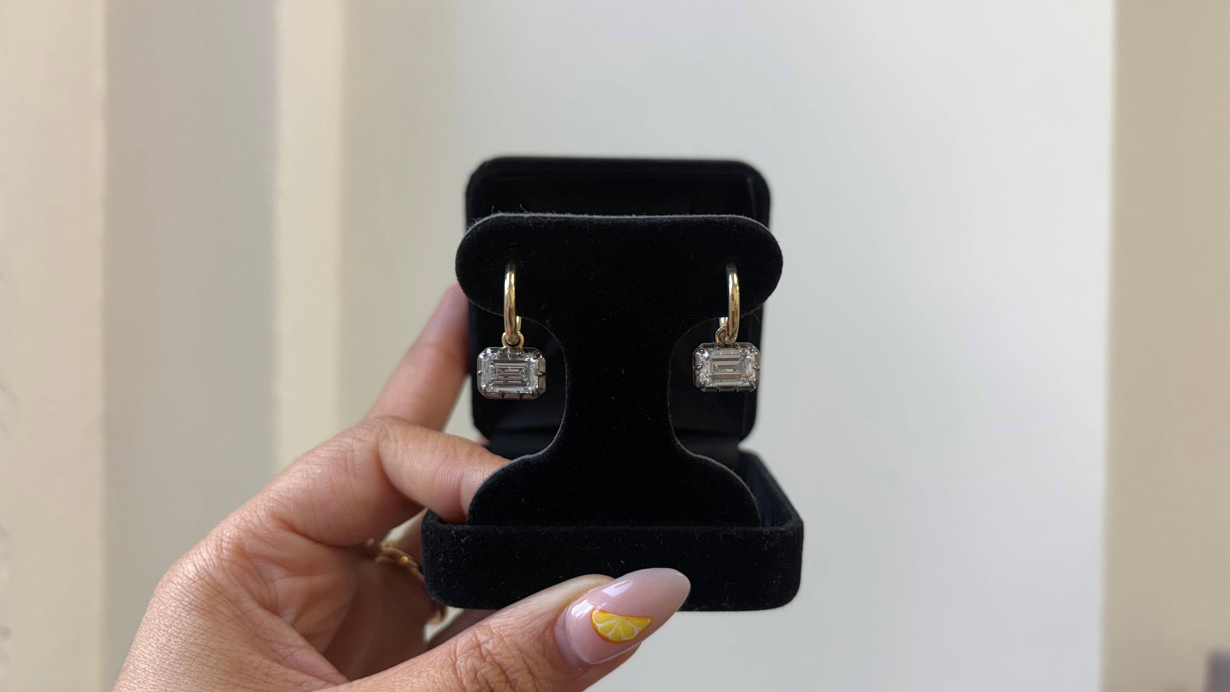 Drop Earrings, 14K Yellow Gold, stock 1111424