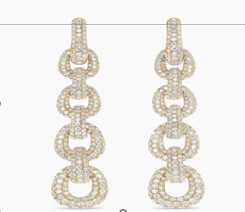 Fashion Earrings, 18K Yellow Gold, stock 1641904