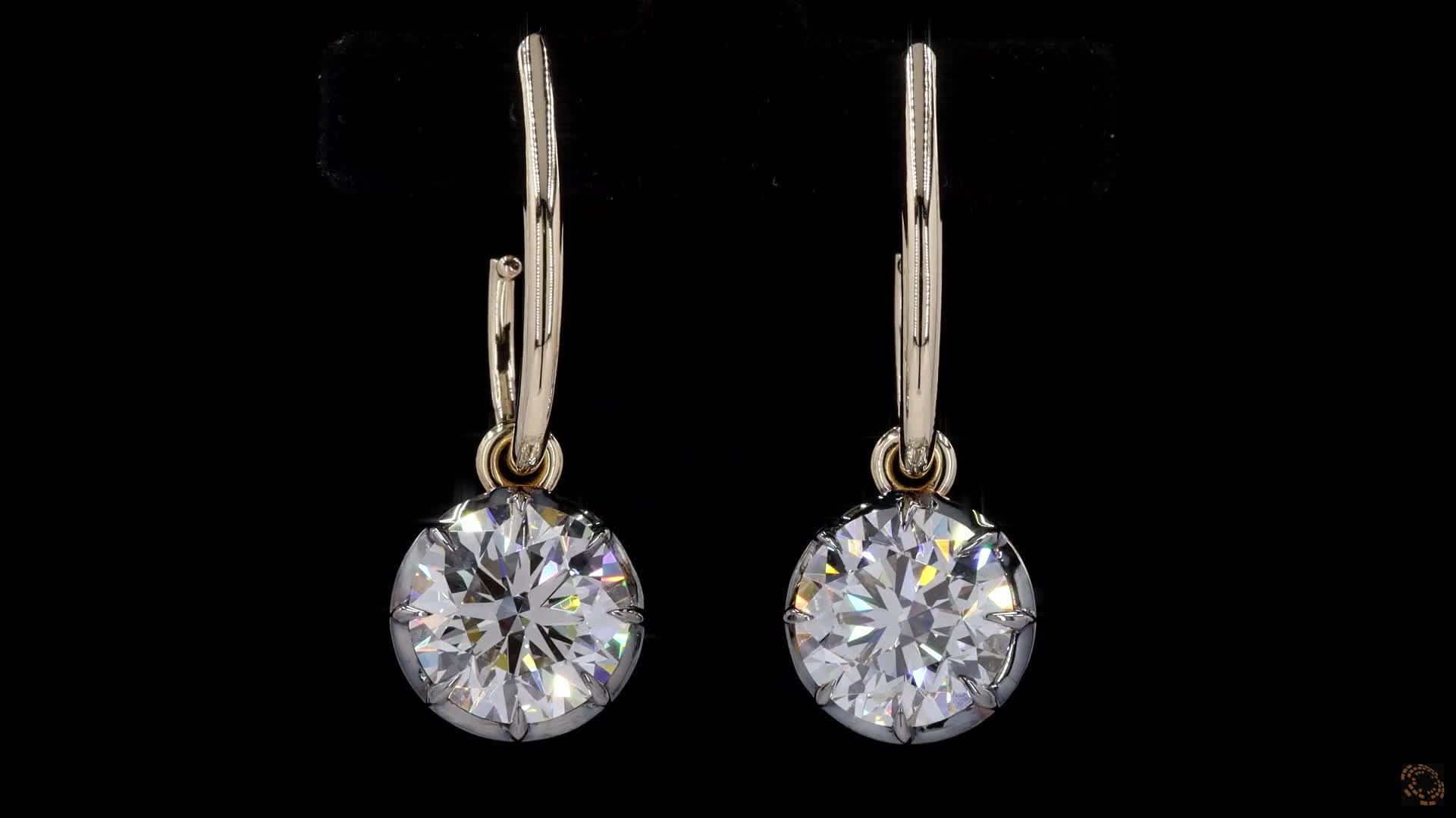 Drop Earrings, 14K Yellow Gold, stock 1469967
