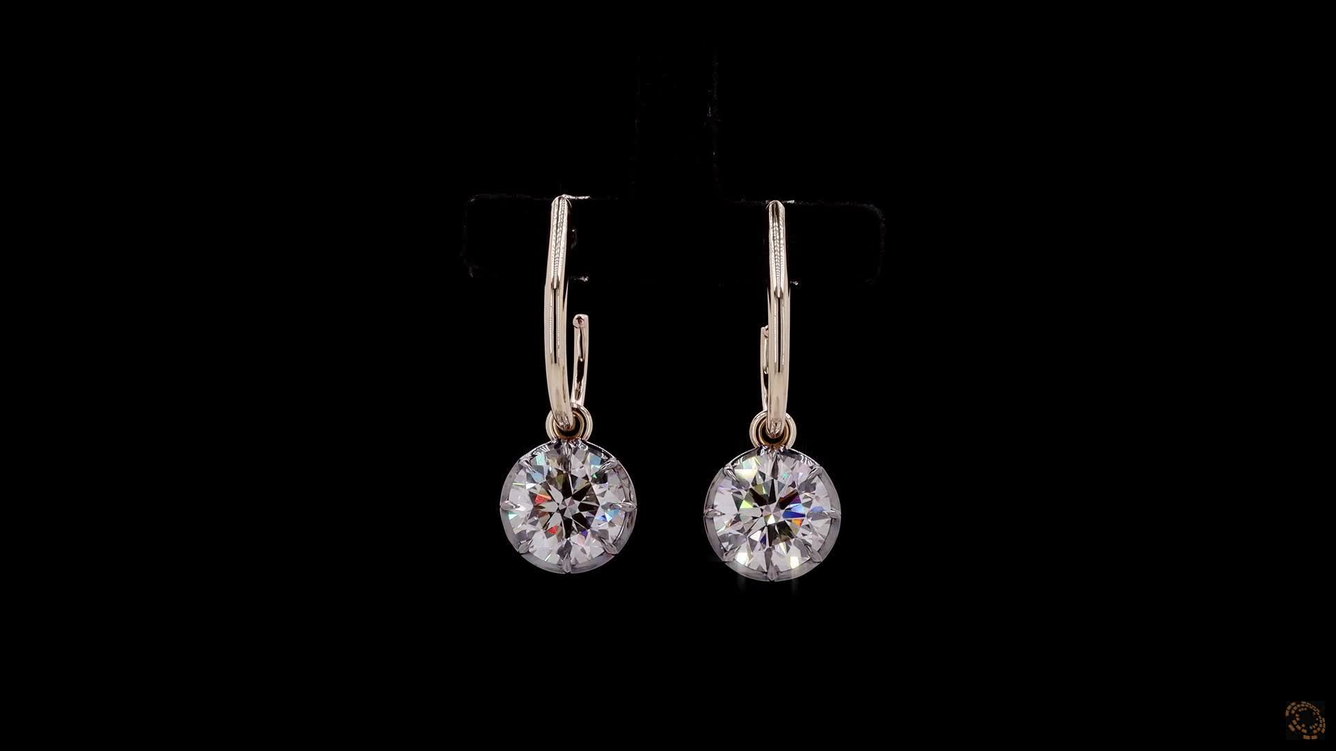 Drop Earrings, 14K Yellow Gold, stock 1469965