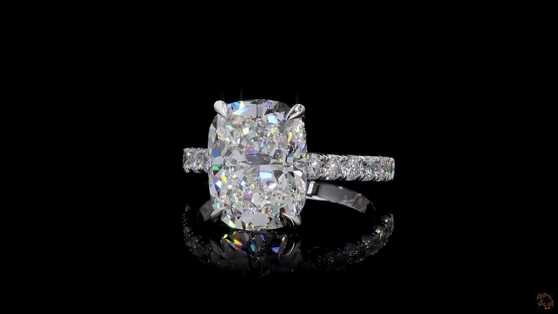 Solitaire Engagement Ring, 14K White Gold, stock GD-2644