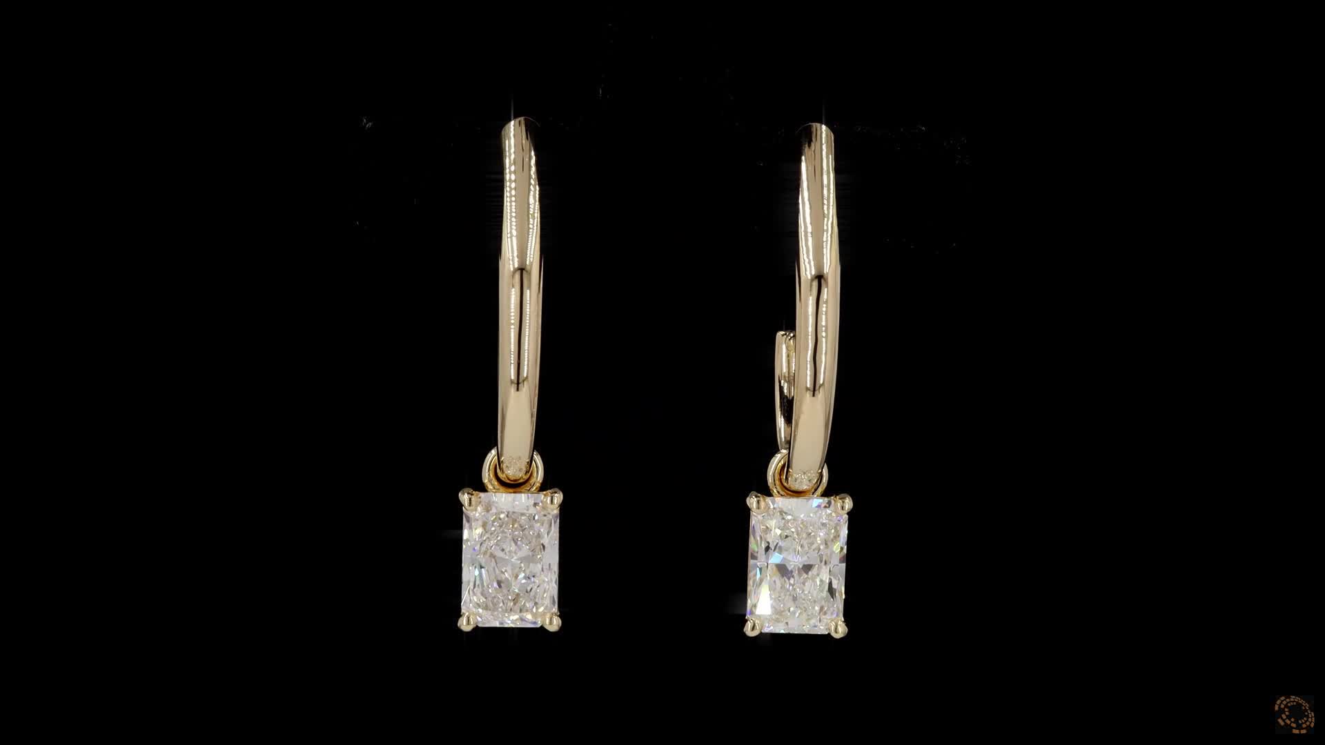 Drop Earrings, 14K Yellow Gold, stock 1958500