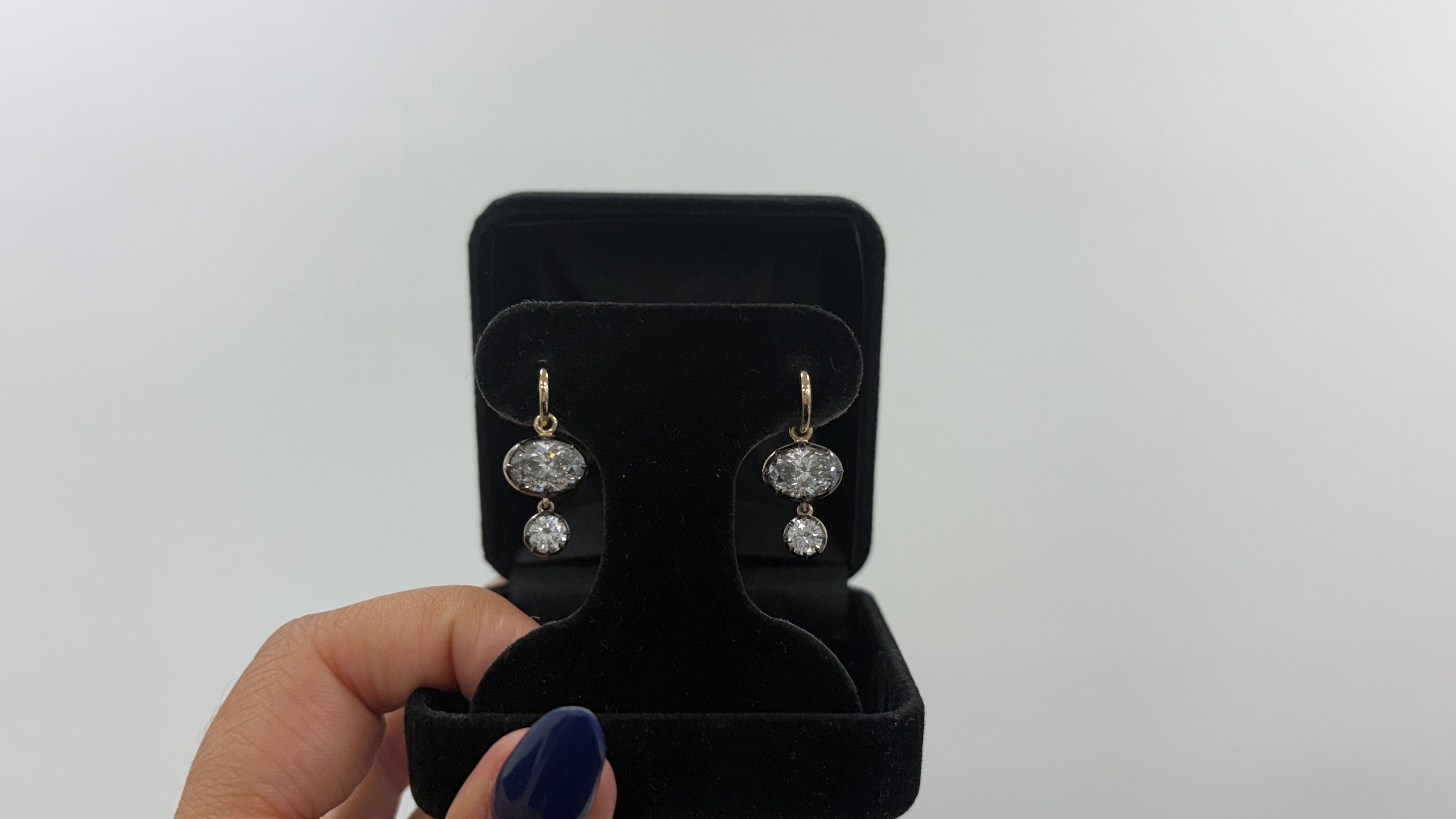 Stud Earrings, 14K Yellow Gold, stock Er00440